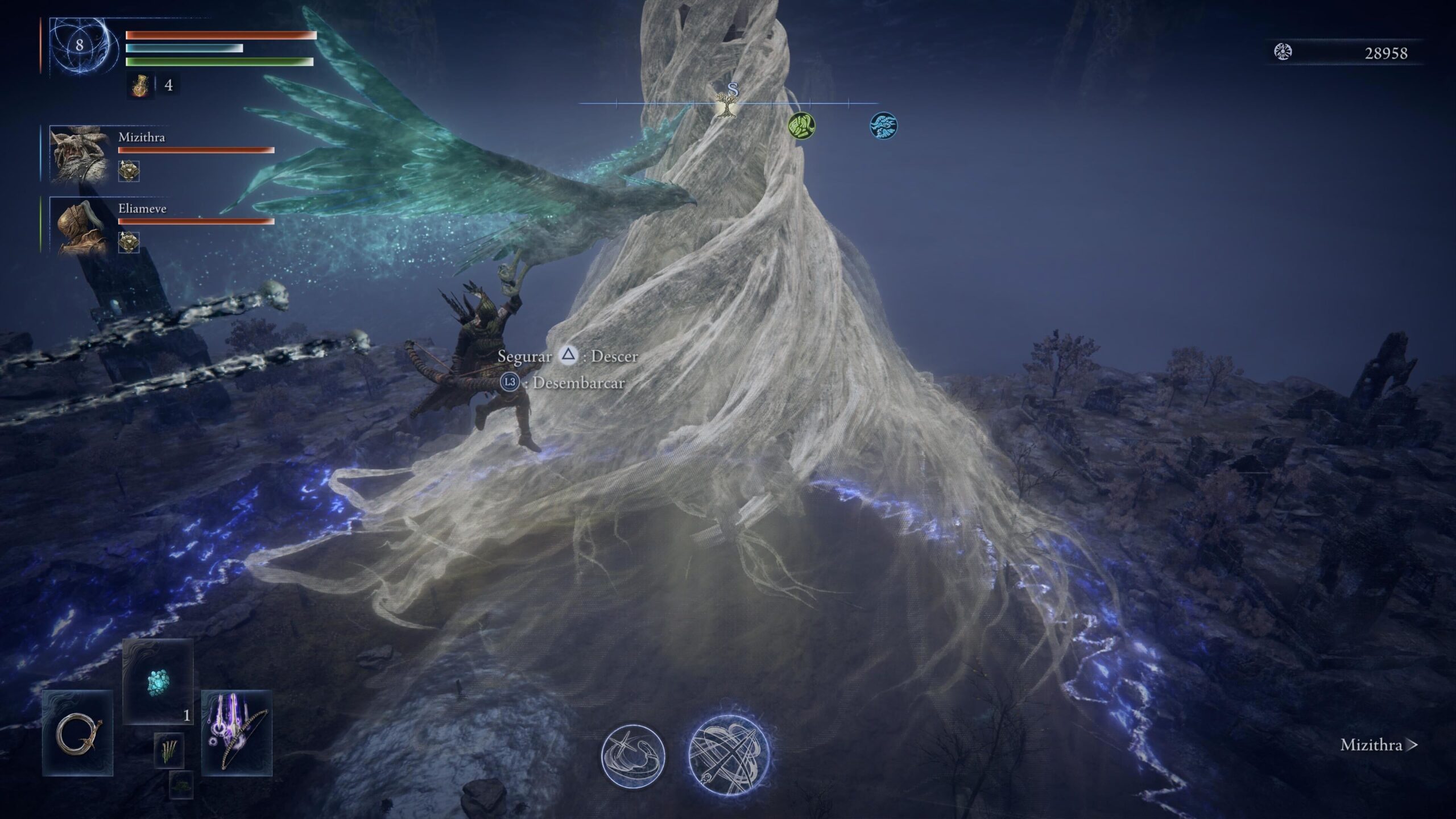 Nightreign falcão espectral