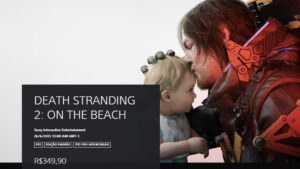 Death Stranding 2 está novamente por R$ 350 na PS Store do Brasil