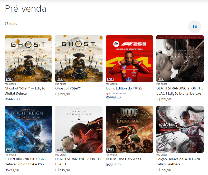 Ghost of Yotei na PS Store