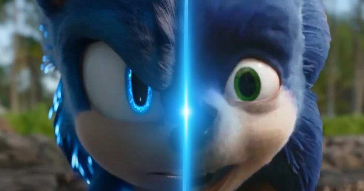Filme do Sonic Sonic feio