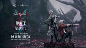 Com Virgil e Dante, colecionável de Devil May Cry 5 impressiona