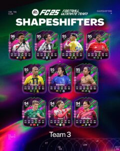 Com Fabinho atacante, FC 25 lança Time 3 dos Shapeshifters