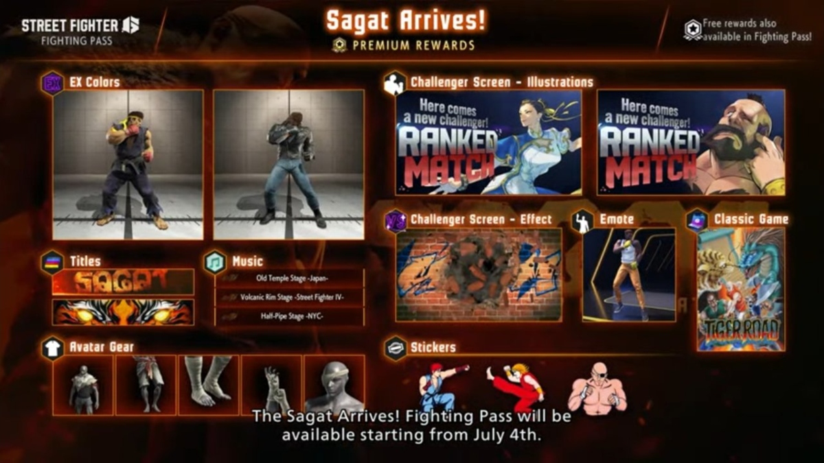 Ele está de volta: Sagat chega em 5 de agosto ao Street Fighter 6 1 Street Fighter 6