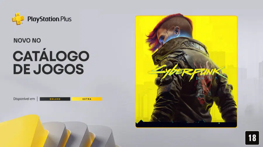 Cyberpunk 2077 já está disponível no catálogo do PS Plus para PS4 e PS5