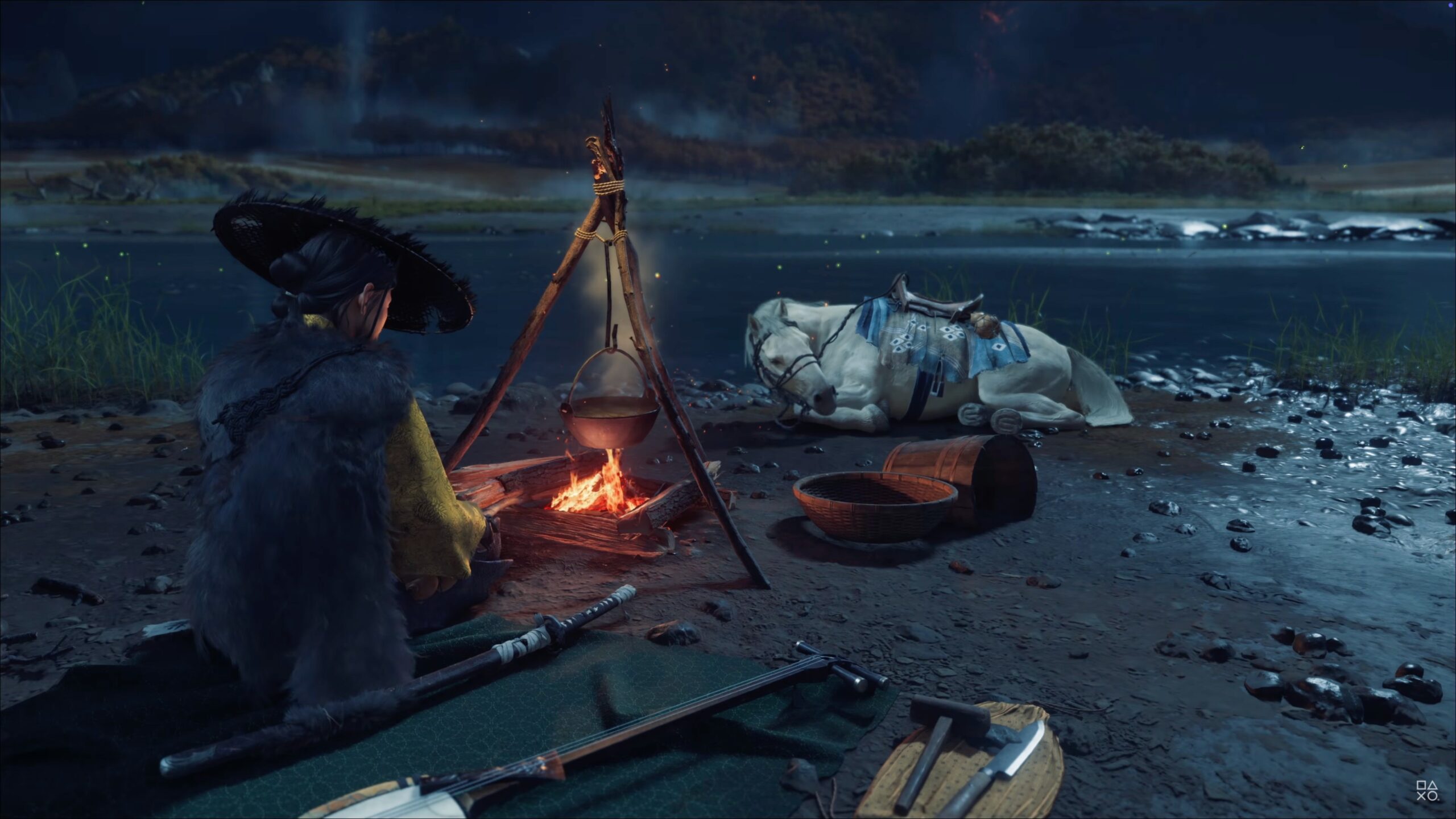 Ghost of Yotei Campfire