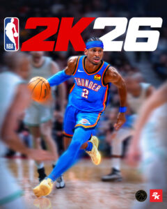 Campeão e MVP, Shai Gilgeous-Alexander é capa de NBA 2K26