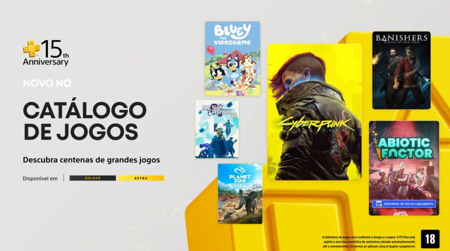 Jogos do PS Plus Extra e Deluxe de julho já disponíveis para download