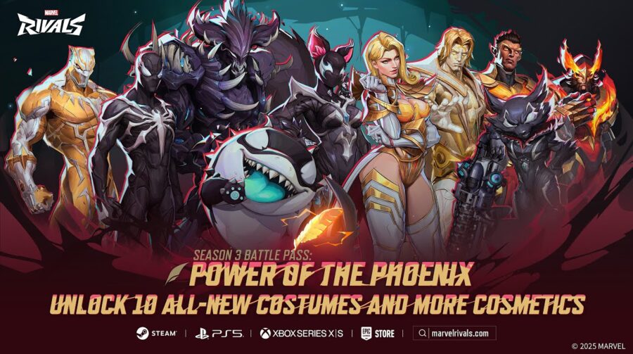 Novo trailer de Marvel Rivals destaca novas skins e cosméticos