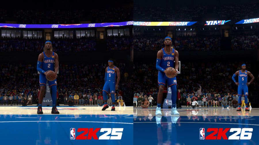 NBA 2K26 terá apresentação no estilo televisivo da NBA