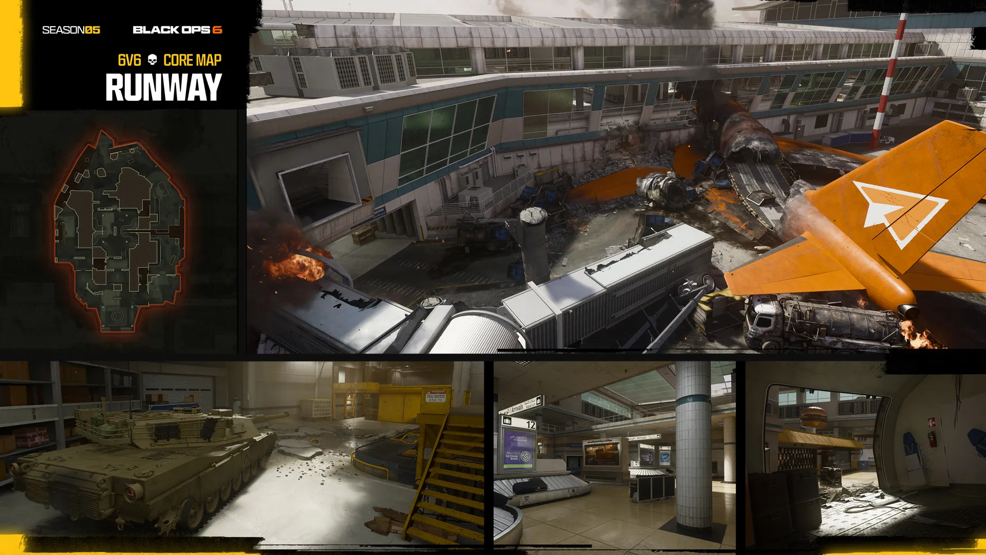 Call of Duty Black Ops 6 recebe nova temporada e tenta não perder espaço para Battlefield 6 1 Mapa Runway Call of Duty Black Ops 6