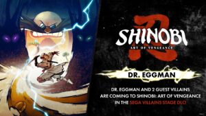 SHINOBI: Art of Vengeance anuncia DLC com chefões lendários da SEGA