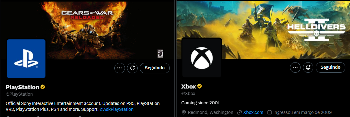 Xbox e PlayStation