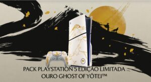 Só HOJE: Amazon oferece R$ 1.400 de desconto no PS5 especial do Ghost of Yōtei