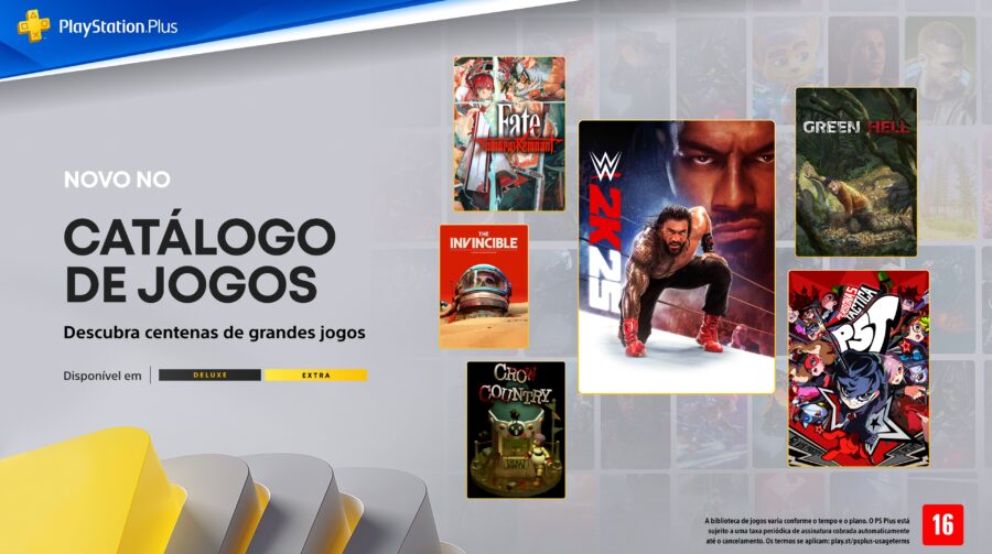 Sony revela os jogos do PS Plus Extra e Deluxe de setembro de 2025
