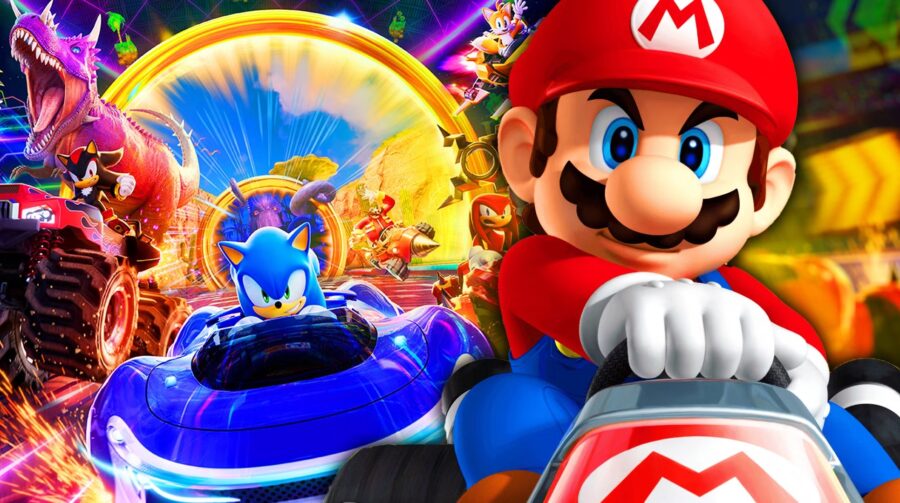 Sonic provoca Mario Kart em novo trailer e chama para um 