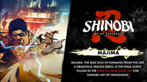 Shinobi: Art of Vengeance terá Goro Majima como chefão em fase especial