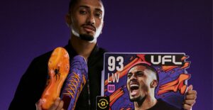 UFL e adidas revelam chuteiras exclusivas para Raphinha