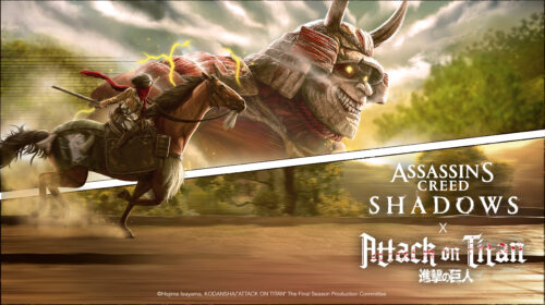 Assassin's Creed Shadows terá missão gratuita de Attack on Titan por tempo limitado