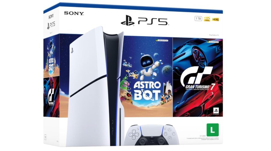 Black Friday: PS5 com leitor de discos + 2 jogos com desconto de mais de R$ 1000