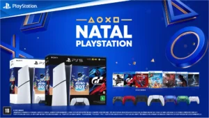 Natal PlayStation: PS5, jogos e acessórios em promoção!