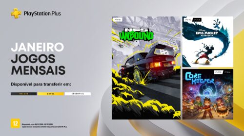Jogos do PS Plus Essential de janeiro estão disponíveis