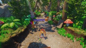 Fã cria fase incrível de Crash Bandicoot em Dreams