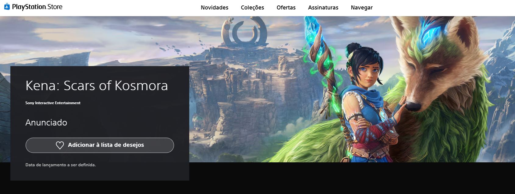 Kena: Scars of Kosmora já pode ser adicionado à lista de desejos da PS Store 1 1