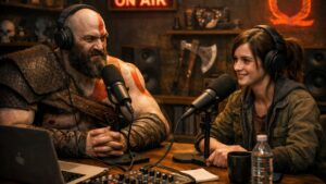 Sony patenteia podcasts gerados por IA dublados por personagens de seus jogos