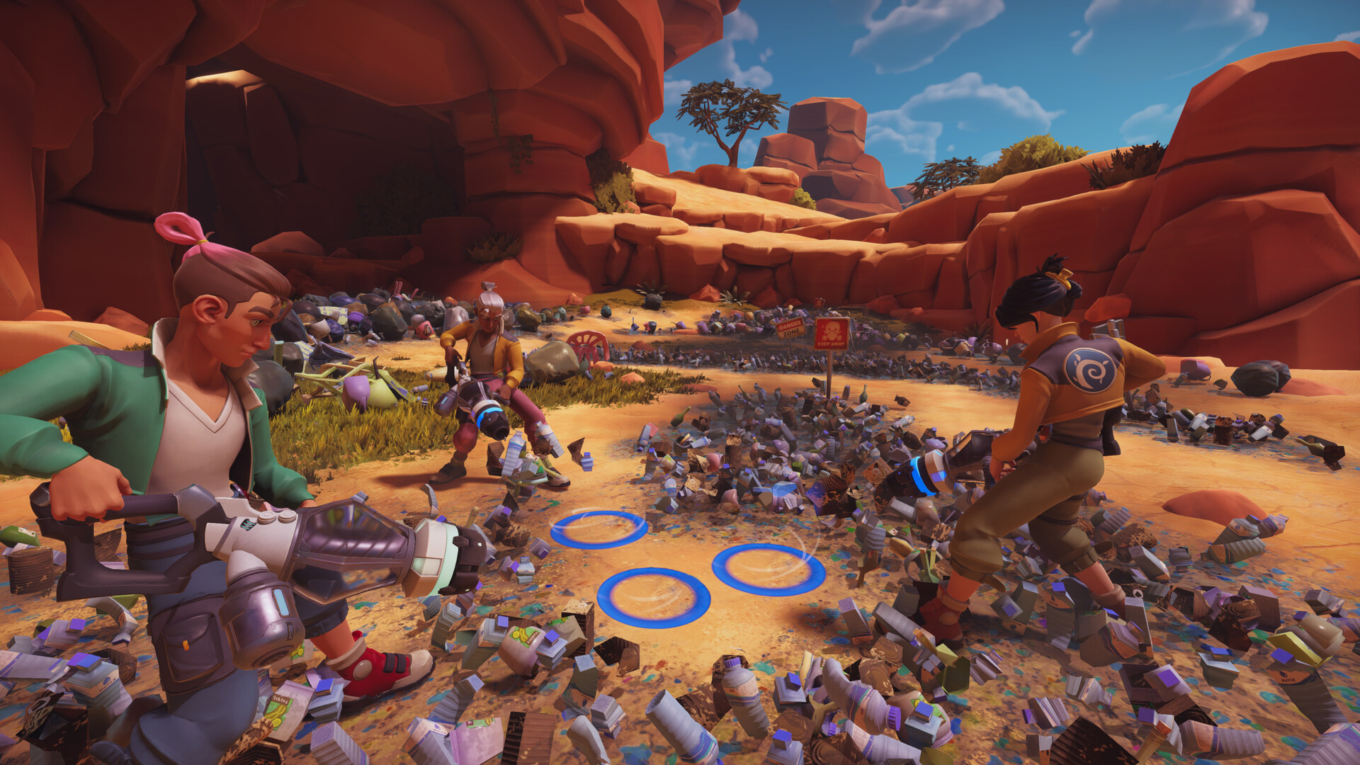 Clean Up Earth é um jogo coop de coletar lixo e salvar a Terra 2 2