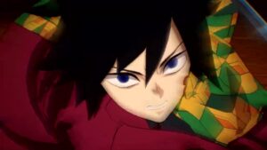 Giyu Tomioka (Castelo Infinito) está disponível em Demon Slayer: The Hinokami Chronicles 2