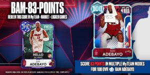 Após recorde, NBA 2K26 terá Bam Adebayo com overall 100