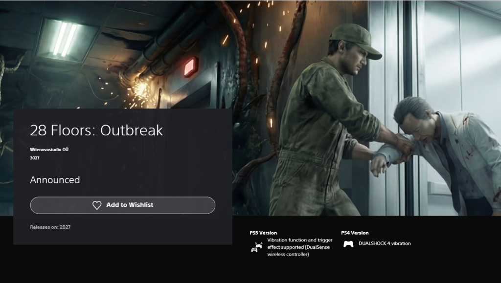 28 Floors: Outbreak remove rosto parecido com Nathan Drake 2 2