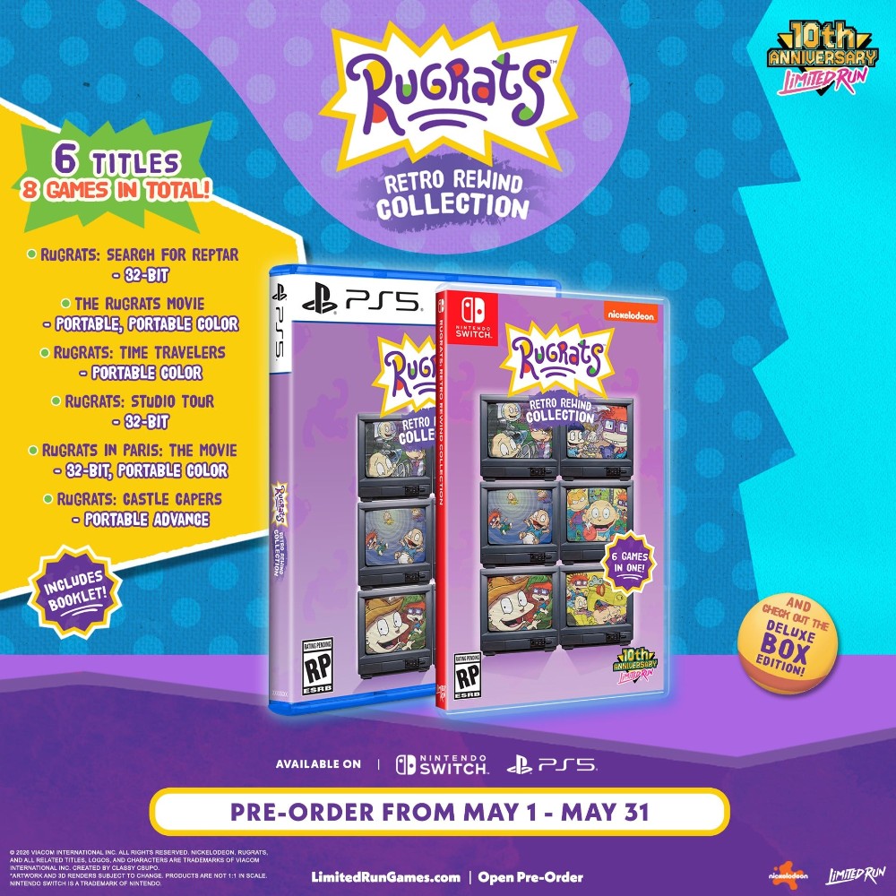 Rugrats: Retro Rewind Collection traz seis jogos clássicos em maio 1 Rugrats Retro Rewind Collection