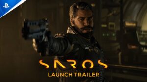 A uma semana do lançamento, Saros ganha trailer cheio de ação