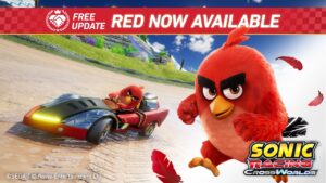 Sonic Racing: CrossWorlds recebe Red, de Angry Birds