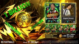 eFootball ultrapassa 1 bilhão de downloads e celebra com evento Master League
