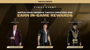 007 First Light tem skins gratuitas nos Drops da Twitch