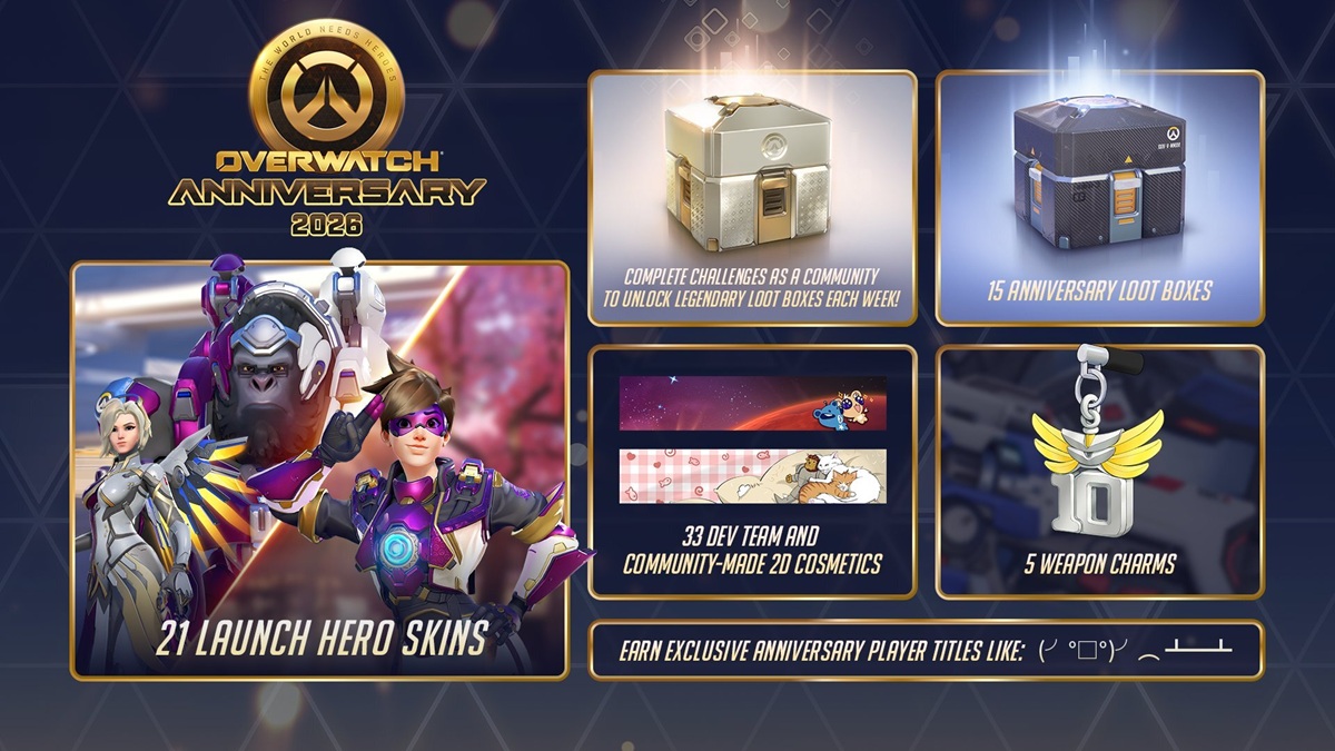 Overwatch: evento do 10º aniversário começa nesta terça 1 Overwatch