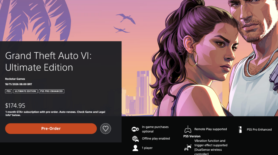 Na Nova Zelândia, já é GTA VI; pré-venda começou no país!