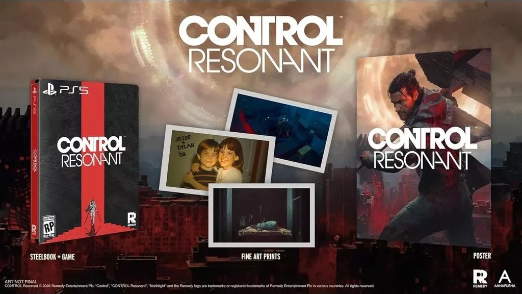 Mídia física de Control: Resonant entra em pré-venda com lindo steelbook 1 1