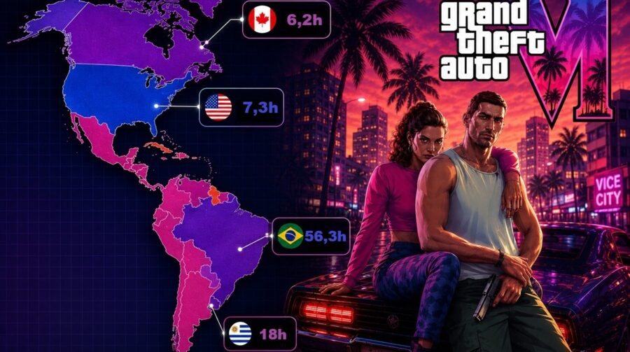 Quantas horas você precisa trabalhar para comprar GTA VI?