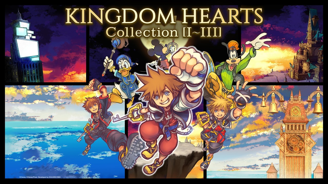 Kingdom Hearts Collection [I~III] traz 3 coletâneas da série em outubro