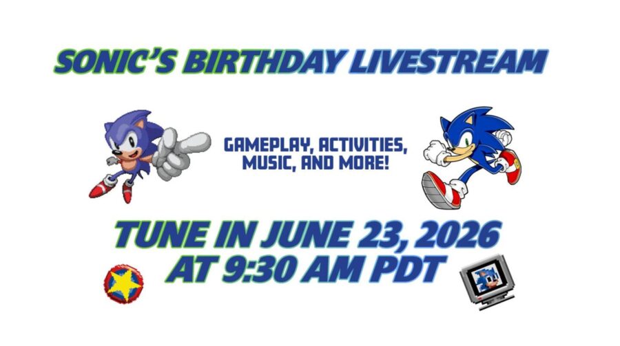 Sonic terá transmissão especial de aniversário de 35 anos