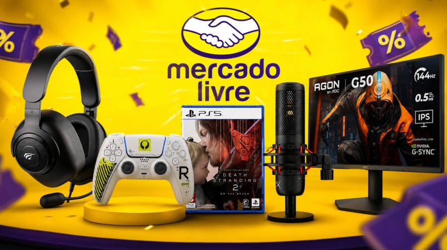 Cupom LIMITADO no Meli deixa itens gamers com GRANDES descontos