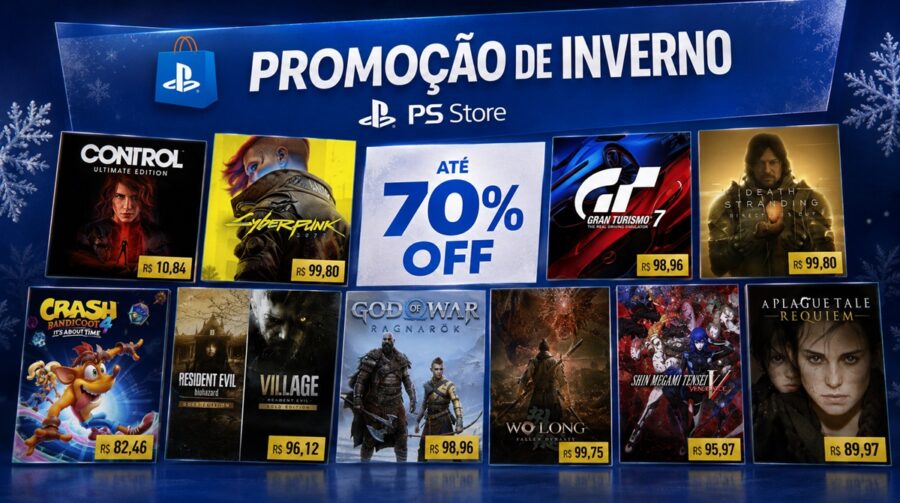 10 super jogos por menos R$ 100 na nova promoção da PS Store