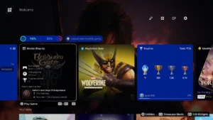 Atualização do PS5 adiciona novo widget ao Welcome Hub