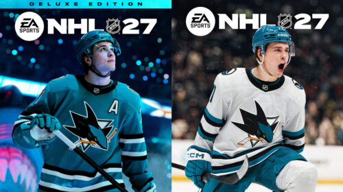 NHL 27 terá Macklin Celebrini como estrela da capa