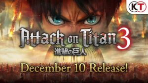 Aniquile os titãs! Attack On Titan 3 será lançado em dezembro