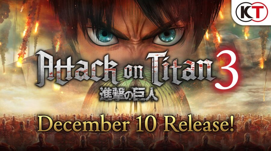 Aniquile os titãs! Attack On Titan 3 será lançado em dezembro