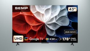 Smart TV 4K Semp de 43″ está com bom desconto no Mercado Livre